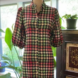 Maxi dress in multi color print